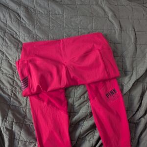 PINK by Victoria’s Secret Leggings – Hot Pink – Size L